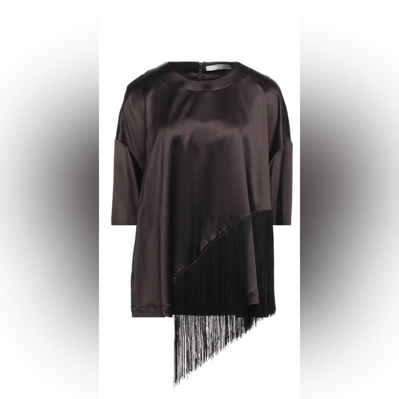 Silk Blouse Livana Conti Italy brand 4 size new no tag - Picture 4 of 7